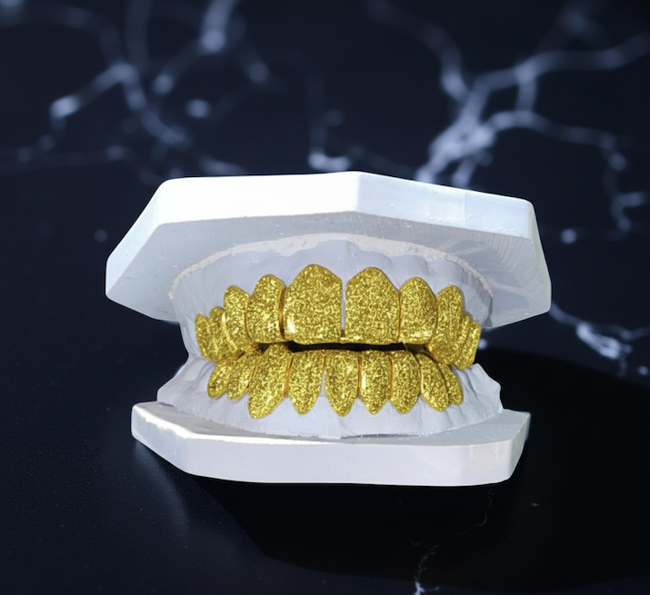 Diamond Dust Gold Grill