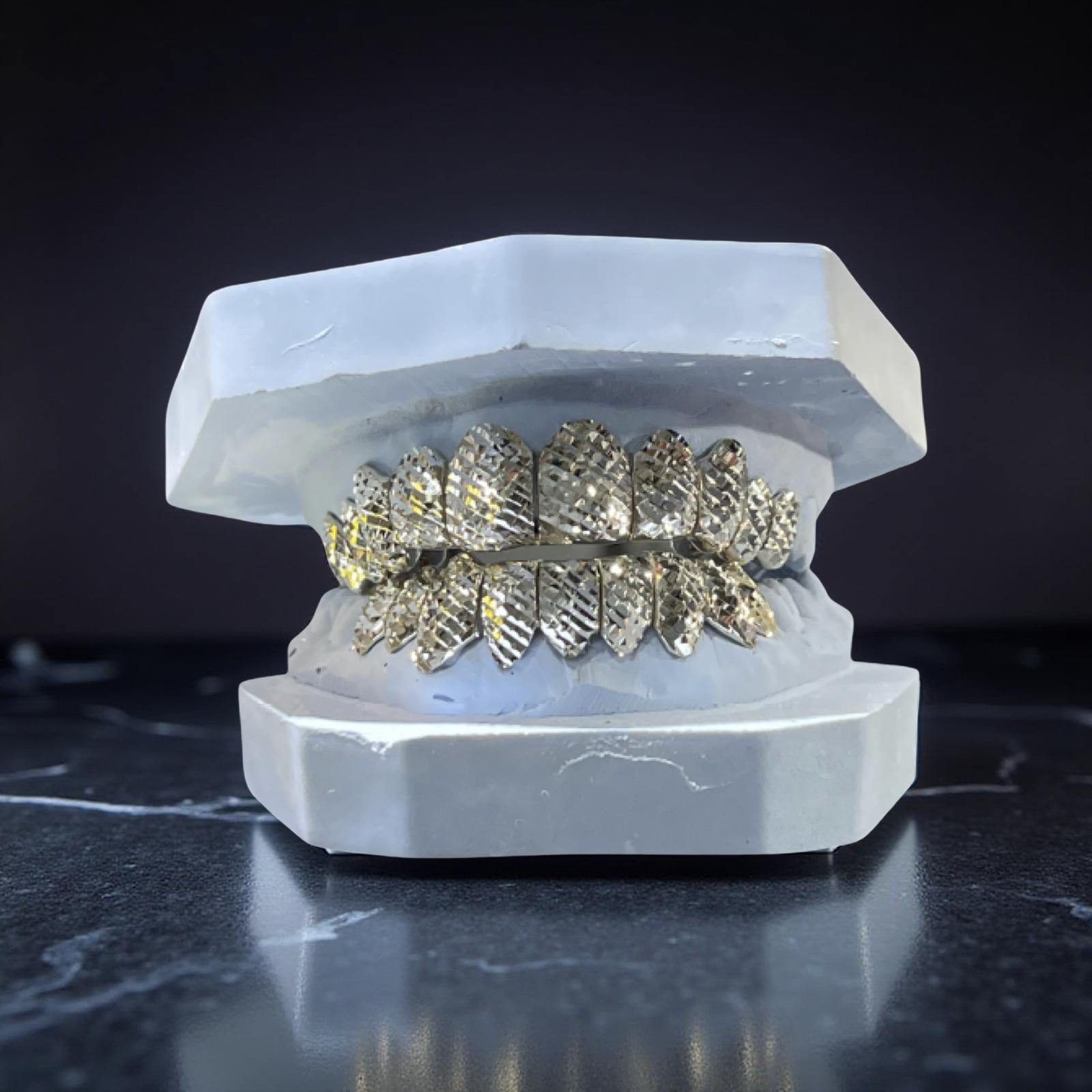 926 Silver Diamond  Cut Grill