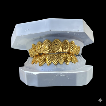 Diamond Cut Gold Grill